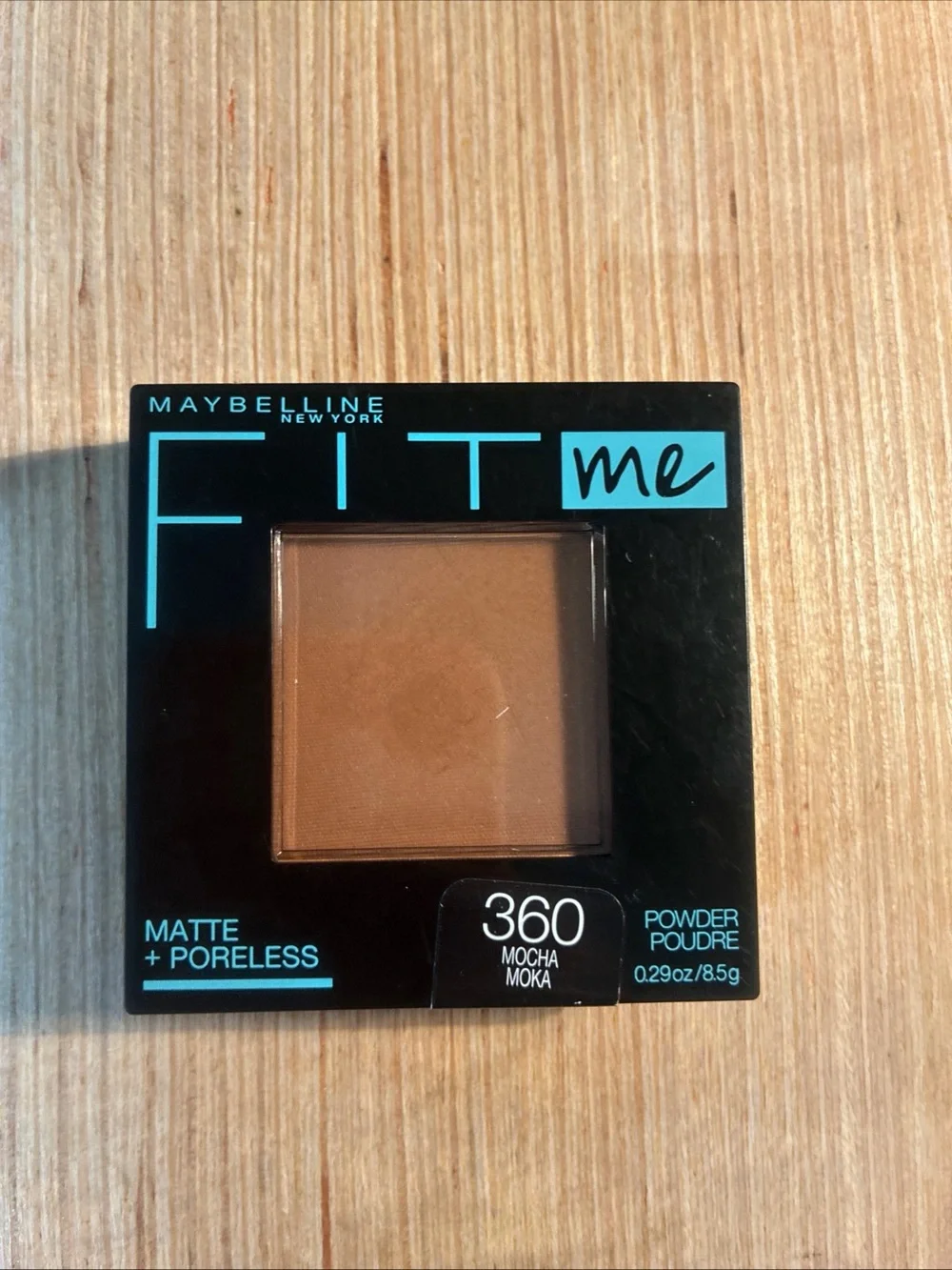 Maybelline Fit Me Matte + Poreless Pressed Powder - 360 Mocha Brown QTY 2